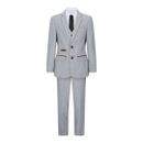 Paul Andrew Ralph Jungen 3-teilig cremebeige Anzug Tweed kariert