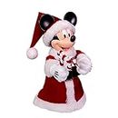 Kurt Adler 10-Inch Mickey Mouse Treetop/Tablepiece with Bendable Arms, Red, 10-inches