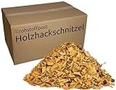 Hackschnitzel 100 L - Holzhackschnitzel Natur als Unkrautschutz Mulch Einstreu