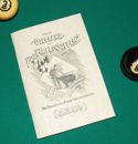 Repro of 1898 BBC  "Price List of Billiard & Pool Table Supplies"