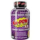 KA-POW! overnight muscle builder, designed to promote deeper more productive sleep while optimizing levels allowing for MASSIVE, SHIRT-RIPPING, ‘HERO-LIKE’ gains. Combining an entire night’s worth of muscle support-- including limited estrogenic effects and increased levels of both FREE and TOTAL testosterone—with accelerated muscle repair and recovery, KA-POW! K.O. propels you towards your MAXIMUM potential all night long.