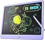 SNAPTRON LCD Writing Tablet for Kids with Pen- 15 Inch Large Screen Digital Slate for Kids Toys| Writing Pad Magic Slate for Kids 3 4 5 6 7 8 9 10 11 Years Drawing Writing Scribble Pad Birthday Gifts