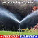 Automatic Rotating Sprinkler With Tripod 360° Rotate Watering Nozzle Garden Home
