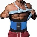 ABZON Waist Trimmer Weight Loss Sweat Sauna Belt Fitness Fat Burner for Men and Women Abdominal Trainer Increased Core Stability Metabolic Rate.