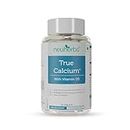 Neuherbs True Calcium 1000mg Supplement For Men & Women With Plant Based Vitamin D3 & Natural Magnesium For Healthy Bones - 60 Vegan Tablets