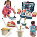 Kids Cleaning Set Toys for Pretend Play Sanitary Ware Plastic Perfect Gift