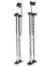 FAHKNS Drywall Stilts, 48"-64" Stilts for Adults Heights Adjustable Aluminum Work Stilts for Sheetrock Drop Ceiling Painting Branches Trimming, Cleaning, Walking