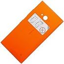 Copribatteria originale per Nokia Lumia 730, colore arancione, scocca posteriore