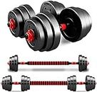 Adjustable Weights Dumbbells Set, Free Weight Dumbell with Connecting Rod,Barbell for Men GymWorkOut Home FitnessTraining, Exercise Strength Sports & Outdoors-60BLS(30bls*2pcs)