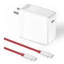 OnePlus Original 65W Warp/SUPERVOOC/Dash Charger with 3.3Ft C to C Cable Compatible for OnePlus 11/11R/10/10 Pro/9/9 Pro/9R/8/8T/Nord/CE 2,2t,3,CE 3 lite 5G Mobile Phone Fast Charging 65 Watt Adapter