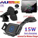 Car Wireless Charger For Samsung Galaxy Z Fold 3 4 5 Automatic Car Mount Holder