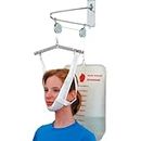 DMI Cervical Neck Traction Over the Door Device for Physical Therapy Helps Neck Pain, Arthritis, Disc Bulges and Minor Fractions of the Spine with 20 Pound Graduated Scale