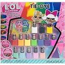 L.O.L Surprise! by Townley Girl 19-Piece Tie-Dye Nail Art Set 15 Bright Vibrant Opaque & Shimmery Non-Toxic Nail Polish & Tie-Dye Accessories - Ages 5+ Great for Slumber Parties, Mani/Pedi Days & More