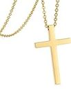 Religious Lord Jesus Crusifix Cross Sterling Silver Gold Stainless Steel Locket Pendant Necklace Chain For Men And Women Christmas Gift For Girls