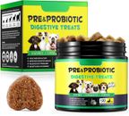 120 Daily PRE PROBIOTICS Food Treats Chews FOR DOG HEALTHY DIGESTION GUT SUPPORt