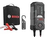 Bosch C30 Caricabatterie per auto, 6V-12V / 3,8A, Carica di mantenimento - Per batterie al piombo, WET, EFB, GEL, AGM e VRLA da 6V/12V