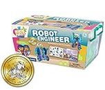 Thames & Kosmos , 567009, Kids First: Robot Engineer, Engineering Kit with A Storybook, 53 Pieces, 10 Different Models To Build, Ages 3+