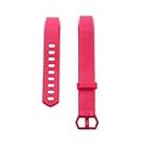 Daughter Soft Silicone Band Compatible with Fitbit Alta/Fitbit Alta HR Replacement Watch Band Sports Wristband Strap Bracelet Watch Accessories (Band Color : Rose red, Size : L)