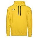 Nike Men's Team Club 20 Hoodie Hooded Sweatshirt, Tour Yellow/Black/Black, X-Large UK