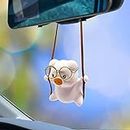 Car Accessories Interior, Cute Swing Piggy Car Hanging Accessories, Funny Car Decor Rear View Mirror Hanging Ornaments for Women or Men (Piggy3)