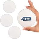 Volo Anti Skid Self Adhesive Scratch Protectors Round Felt Pads for Furniture Noise Insulation Pad (White Color)