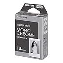 Fujifilm instax mini Film Pellicola Istantanea per Fotocamere, Formato 46x62 mm, 10 shot, Monochrome
