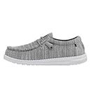 Hey Dude - Men's Wally Stretch Mix Wally Slip-On Shoes, Granite, 7 UK