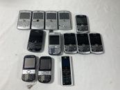Lot of 13 Smartphone Cell Phones Blackberry Motorola & Mix Carrier