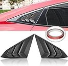 WINKA Rear Side Window Louvers Sport Style Scoop Louvers Cover Blinds Compatible with Honda Civic Sedan 2020 2019 2018 2017 2016 Cool Exterior Decoration