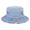 ABOOFAN Sun Bucket Hat Denim Sun Hats Travel Summer Womens Bucket Hats Summer Fisherman Cap Outdoor Recreation Accessories (Purple)