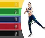 Zomoza 5 Colors Yoga Resistance Rubber Bands Indoor Outdoor Fitness Equipment 0.35mm-1.1mm Pilates Sport Training Workout Latex Bands