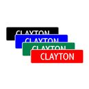 Clayton Street Sign Room Home Décor Children's Name Gift Aluminum Metal Sign