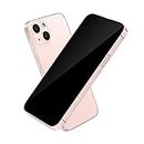 DWITT Dummy Fake Prop Phone Compatible with iPhone 13 Non-Working Store Display Phones Kids Pretend Play That Look Real (13 Pink Blackscreen)
