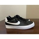 Nike Womens Court Royale Ac Running Shoes Black White A02810-001 Lace Up 8M