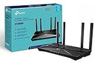 TP-Link Next-Gen Wi-Fi 6 AX1800 Mbps Gigabit Dual Band Wireless Router, OneMesh Supported, Dual-Core CPU, Ideal for Gaming Xbox/PS4/Steam and 4K, WPA3 Security (Archer AX1800)
