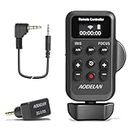 AODELAN Lanc Camcorder Wireless Zoom Controller for Sony and Canon Video Recording Remote Control with 2.5mm Jack Cable, Focus, IRIS for Canon Vixia HF G40, G50, G70, G60, XA11, XA50