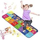 Tragik Toddler Toys for 1-6 Year old Boys Girls Gifts, Piano Mat for Kids Birthday Gifts for 1-6 Year Old Boys Girls Musical Instruments for Toddlers Toys for 1-6 Year Old Girls Boys Gifts