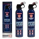 Vapor Clean Fire Spray by Prepared Hero - 2 Pack - Portable Fire Extinguisher for Home, Car, Garage, Kitchen - Works on Electrical, Grease, Battery Fires & More - Compact, Easy to Use