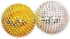 Beauty Hub Acupressure Magnetic Pointed Needle Ball Massager| Manual Health Care Massage Balls (Pack of 2)