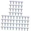 OSALADI 120 Pcs Floor Mat Chairs Work Table Furniture Workbench Metal Table Base Step Ladder Feet Desk Legs Home Parts Leveling Feet Table Levelers Screw Household Iron