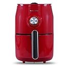 Wonderchef Crimson Edge Air Fryer for Home and Kitchen|1.8 Litres Non-stick Basket|Fry, Grill, Bake & Roast|Rapid Air Technology|Timer & Temperature Control|1000 Wattage|Red |2 Year Warranty