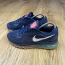 Nike Trainers Womens 4 UK Air Max 2013 Navy Blue Running Shoes US 6.5