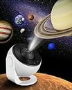 FLEWKEN 12 in 1 Planetarium Galaxy Projector - Star Projector for Bedroom - 360° Rotating Nebula Projector Lamp,Timed Starry Voyager Night Light Projector for Kids,Home Theater,Ceiling,Room Decoration