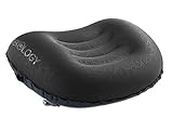 TREKOLOGY Aluft 2.0 Camping Pillow, Ultralight Travel Pillow Inflatable Pillow, Beach Pillow, Compressible Compact Ergonomic Pillow for Neck, Lumbar Support While Camp, Hiking, Backpacking or on Beach