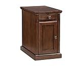 Signature Design by Ashley Furniture-Laflorn Chairside End Table with USB Ports & Outlets-Contemporary Style-Multi Medium Brown