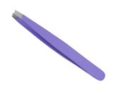 Slant Tip Tweezers Purple Color Personal Care Hair Removing Beauty Tools 10-PK