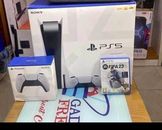 Sony PS5 Slim Digital Edition Console Two DualSense Controllers Bundle - White