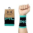 Picsil Bracelets de Sport, Bracelets en Coton Absorbant pour Cross Training, Paddle, Tennis, Fitness, WODs, Gym, Unisexe (Ultimate Green)
