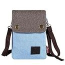 Dlames Canvas Small Cute Crossbody Cell Phone Purse Wallet Bag with Shoulder Strap for iPhone X,iPhone 8 Plus,iPhone 6 6s 7 Plus, Samsung Galaxy S7 Edge S8 Edge (Fits with OtterBox Case)