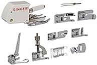 SINGER U2-SU5-021 Sewing Machine Accessory Kit, Including 9 Presser Feet, Twin Needle, and Case, clear 8 x 4.5 x 1 inches